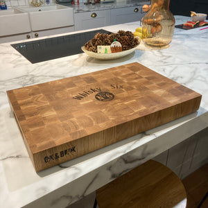 Large end grain chopping board