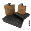 Personalised Wooden Hip Flasks