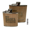 Personalised Wooden Hip Flasks