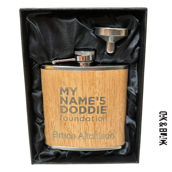 Personalised Wooden Hip Flasks