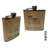 Personalised Wooden Hip Flasks