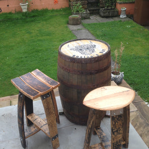2x Whisky Stave Stools