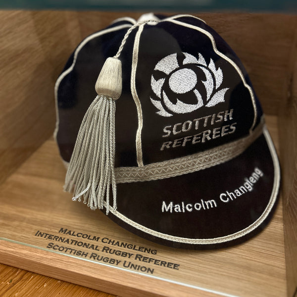 Personalised Solid Oak Cap Display Case