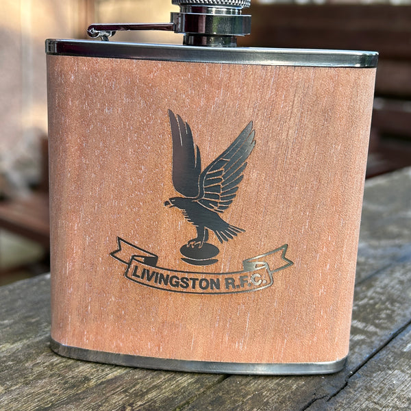 Personalised Wooden Hip Flasks