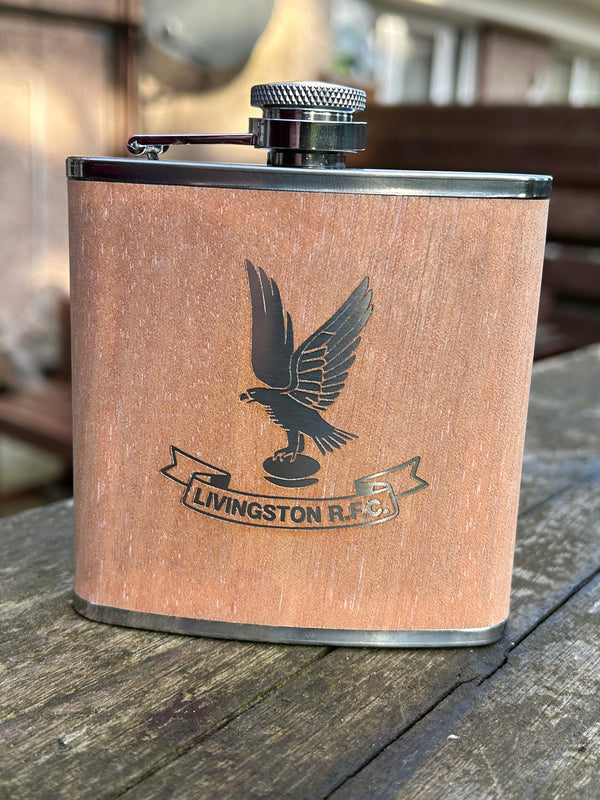 Personalised Wooden Hip Flasks