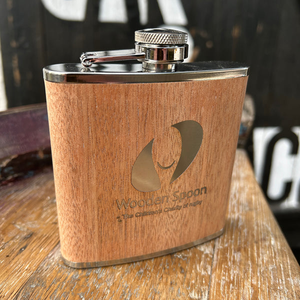 Personalised Wooden Hip Flasks