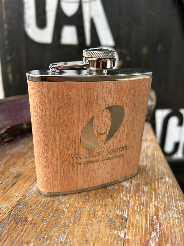 Personalised Wooden Hip Flasks