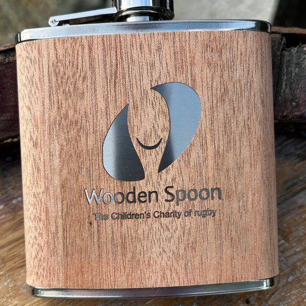 Personalised Wooden Hip Flasks