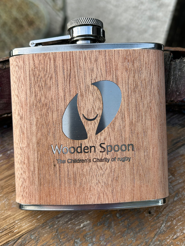 Personalised Wooden Hip Flasks