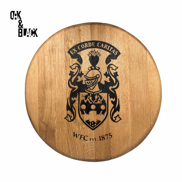 Watsonian FC Barrel End Wall Hanger