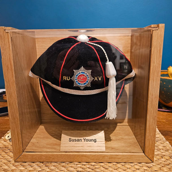 Personalised Solid Oak Cap Display Case