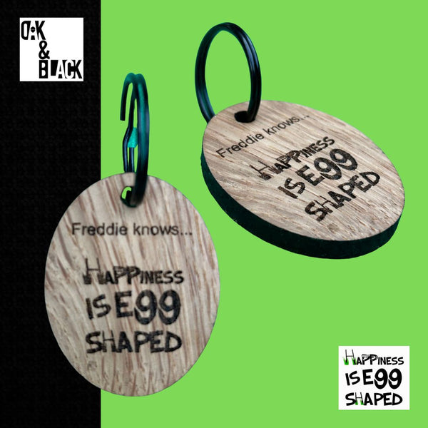 Happiness is Egg Shaped Keyrings