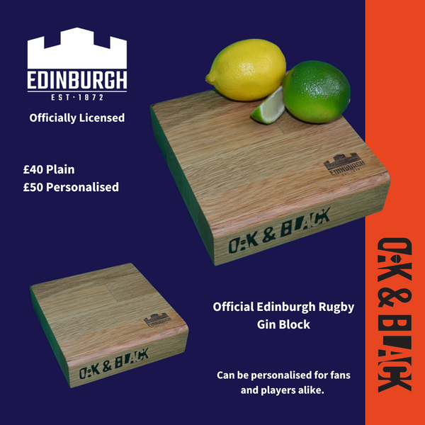 Edinburgh Rugby Gin Block