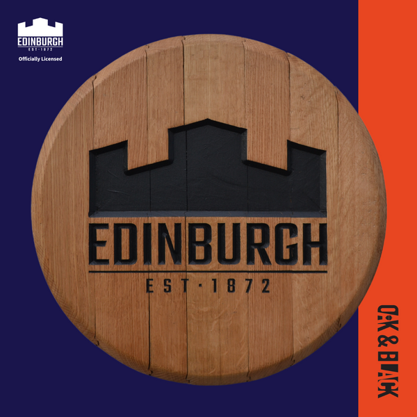 Edinburgh Rugby Carved Barrel 