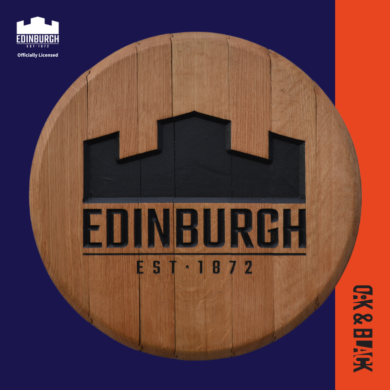 Edinburgh Rugby Carved Barrel 
