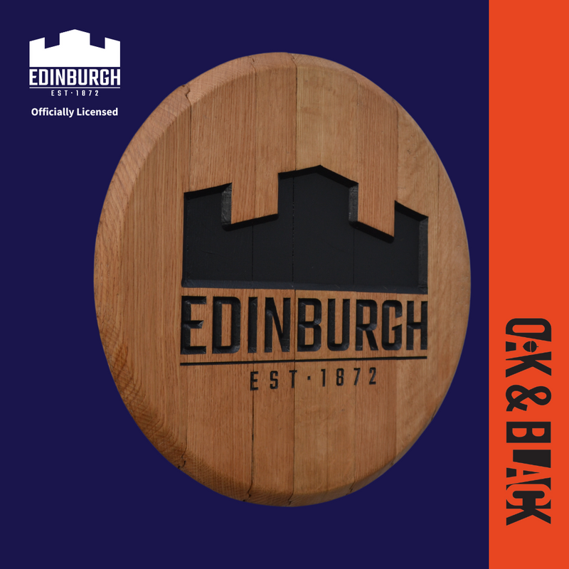 Edinburgh Rugby Carved Barrel 