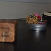 These solid oak cubes offer great versatility as sustainable awards, wedding favours or simply as a unique gift.