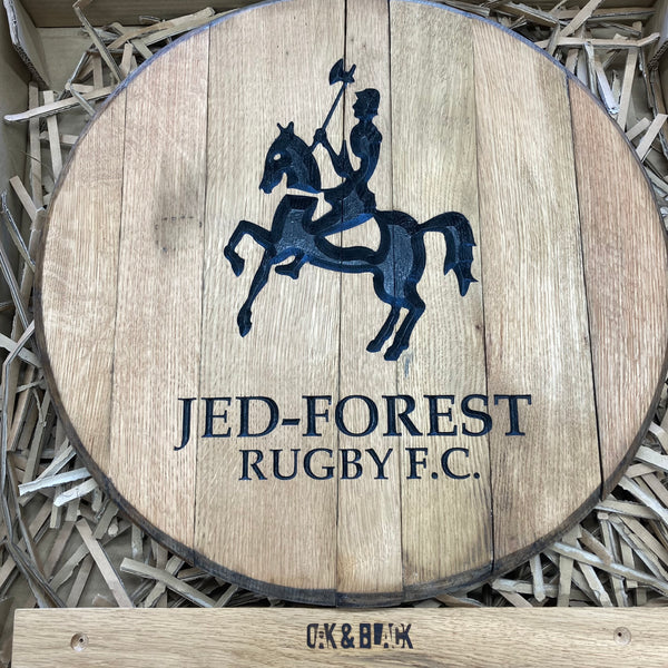 wine barrel end wall hanging 