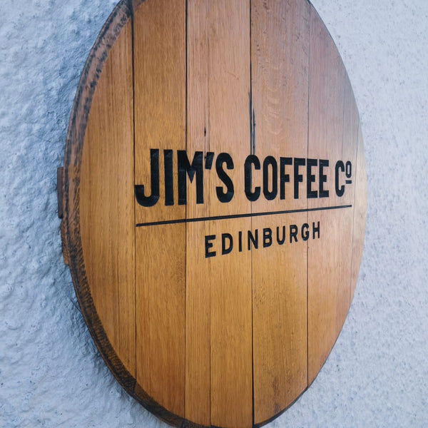 wine barrel end wall hanging 